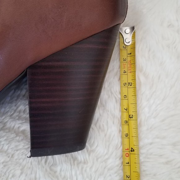 SIZE 9 Sole Society Quilted Brown Leather Boots EUC, "Bryan" - Picture 9 of 13